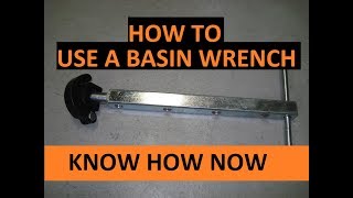 How to Use a Basin Wrench [upl. by Humo10]