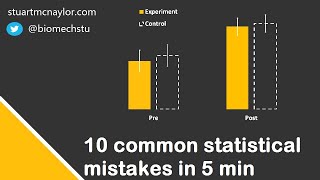 Ten Statistical Mistakes in 5 Min [upl. by Wildermuth630]