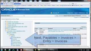 How to do Manual Invoice Entry in Oracle Accounts Payable  Oracle R12 Financial New Features [upl. by Hailed]