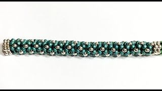 Beadweaving Basics Tubular Chenille Stitch With Border [upl. by Hendon455]