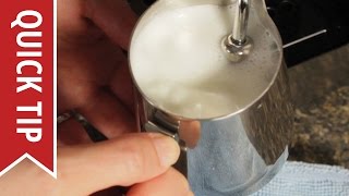 How to AutoFroth Milk for Lattes [upl. by Auburn]