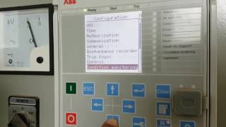 ABB REF615 relay configurationCT ratio [upl. by Dimphia]