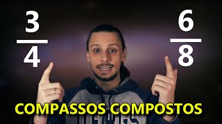 Compasso Simples e Compasso Composto  Teoria Musical [upl. by Drawyeh60]