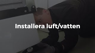 Installation av luftvattenvärmepump Del 1 – innedel [upl. by Persons]