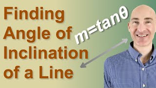 Finding Angle of Inclination of a Line [upl. by Goldina]