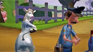 Barnyard PC Game  Tease The Mailman [upl. by Hanny]