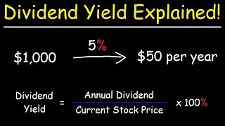 The Dividend Yield  Basic Overview [upl. by Hilda887]