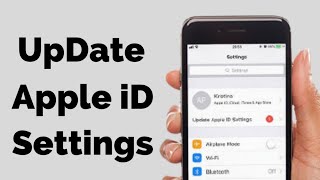 How To UpDate Apple iD Settings 2021 [upl. by Byran]