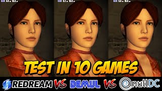 REDREAM vs NullDC vs DEMUL 10 GAMES  PERFORMANCE TEST  What is the best Dreamcast emulator [upl. by Leksehcey253]