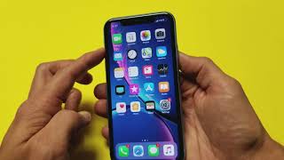 iPhone XR How to Turn Off  Power Down 3 Ways [upl. by Riana47]