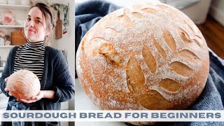 Sourdough Bread for Beginners  NO KNEAD [upl. by Matthew562]