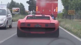 Chasing the Miura Jota in a Lamborghini Countach on Grande Giro [upl. by Kuth]