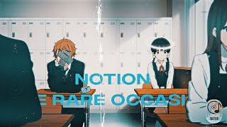 Notion  The Rare Occasions AMV [upl. by Afrikah]