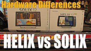 Tips N Tricks 204 Humminbird HELIX vs SOLIX Part 1 Hardware Differences [upl. by Einned432]