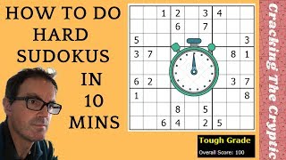 How To Do Hard Sudokus In 10 Minutes [upl. by Warms]