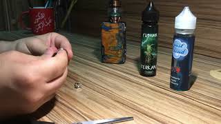 How To Change Mesh Coils Cotton  Skrr Vaporesso [upl. by Clarisa]