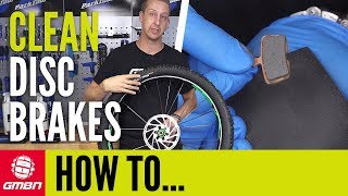 How To Clean Your Disc Brakes  Mountain Bike Maintenance [upl. by Arracot]