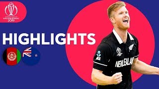 Neesham Takes 531  Afghanistan vs New Zealand  Match Highlights  ICC Cricket World Cup 2019 [upl. by Enoek]