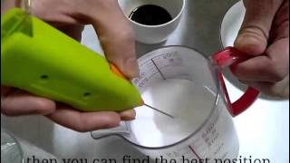 How To Make Latte Art with Mini Milk Frother [upl. by Xam]