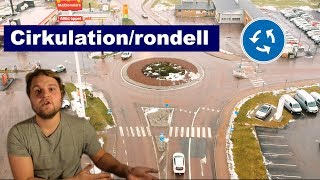 Hur kör man i cirkulation  rondell [upl. by Einna893]