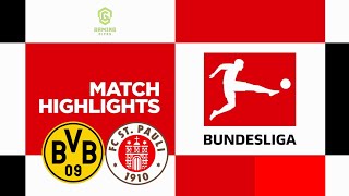 Borussia Dortmund vs FC St Pauli  Highlights  Bundesliga 202425 [upl. by Baggett]