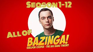 All Sheldon Coopers BAZINGAS  The Big Bang Theory  Season 1  12  2019  HD [upl. by Oeramed654]