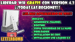 LIBERAR WII GRATIS con LetterBomb en 2021 TUTORIAL COMPLETO DESDE CERO [upl. by Elissa]