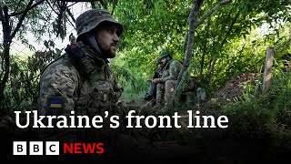 On front line in Ukraine’s counter offensive against Russia  BBC News [upl. by Leinto396]