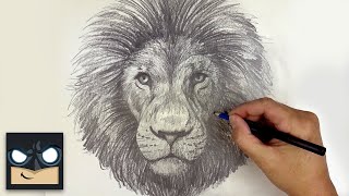 How To Draw a Lion  YouTube Studio Sketch Tutorial [upl. by Yauq]