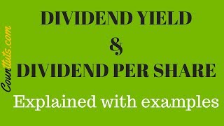 What is Dividend Yield  Explained With Examples [upl. by Yztim]