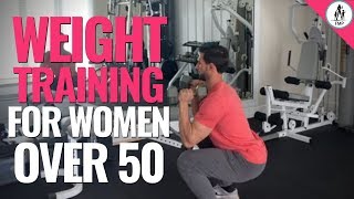 Weight Training  Full Body Workout for Women over 50 [upl. by Erised]