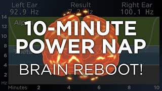 10Minute POWER NAP for Energy and Focus The Best Binaural Beats [upl. by Aisila]