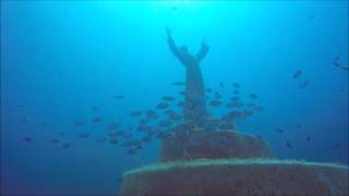 Christ of the Abyss  San Fruttuoso Italy [upl. by Sion246]