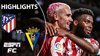 Atletico Madrid vs Cadiz  LaLiga Highlights  ESPN FC [upl. by Airotal480]