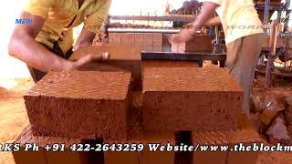 Semi automatic clay brick making machines Micro Engineering works Indiacall us 919894748600 [upl. by Olinde]