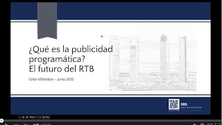 Webinar Qué es la Publicidad Programática [upl. by Niarda]