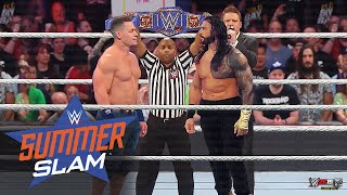 Full Match  Roman Reigns vs John Cena  WWE Universal Title Summerslam 2021 [upl. by Docila]