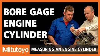 Measuring an Engine Cylinder with Mitutoyo  Bore Gage Measurement [upl. by Trebor]