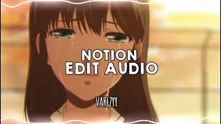 Notion  The Rare Occasions  Edit Audio [upl. by Eentihw]