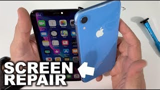 How To Replace iPhone XR Glass Screen Assembly  Screen Replacement [upl. by Mclaughlin]