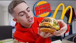 JE FUSIONNE DES BURGERS DE MCDO BURGER KING ET QUICK  cest une dinguerie [upl. by Einhorn]