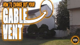 How to change out your gable vent [upl. by Haya641]