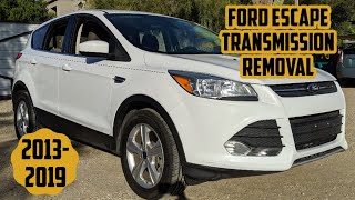 Ford Escape Transmission Removal 20132019 [upl. by Evalyn41]