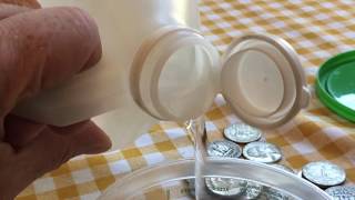 what happens to silver in VINEGAR [upl. by Georgina]