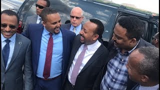 When Jawar Mohammed of Oromia Media Network meets Prime Minister Abiy Ahmed in Minnesota [upl. by Aisylla]