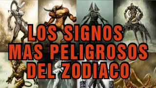 RANKING DE LOS SIGNOS MAS PELIGROSOS DEL ZODIACO 😨 [upl. by Oker741]