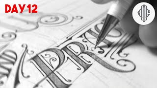 SATISFYING HAND LETTERING DRAWING LETTERING WITH A PENCIL [upl. by Ax]