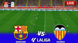 EN VIVO🔴 FC BARCELONA VS VALENCIA CF  La Liga 202425  Match En Vivo LA TRANSMISIÓN  PES 21 [upl. by Samuela]