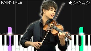 Alexander Rybak  Fairytale  EASY Piano Tutorial [upl. by Pernas]