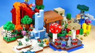 Top 10 LEGO Minecraft Biomes [upl. by Landel]